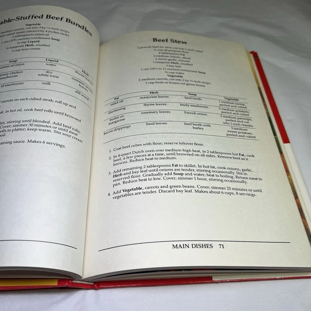 New Campbells creative‎ cooking with soup cookbook 19,000 Recipes